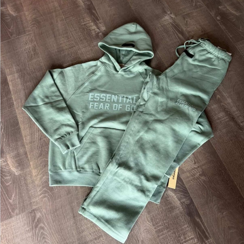 Fear of God Essentials Sycamore Hoodie & Sweatpants Set SS23 Size Small